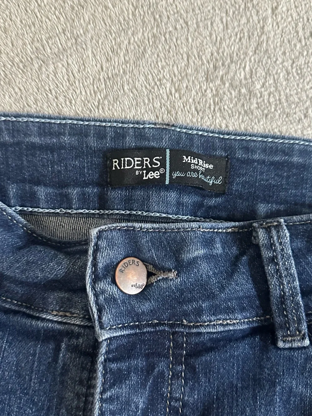 Riders by Lee Men's Indigo Blue Denim Shorts